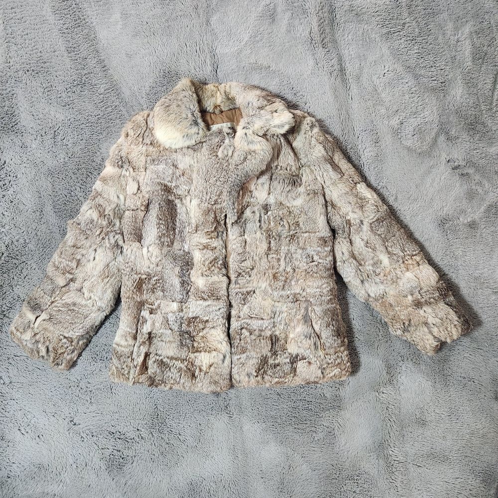 Vintage - 100% Genuine Rabbit Fur Waist Coat - Size Medium